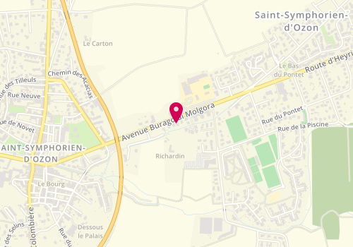 Plan de Natimmo, 870 avenue Burago Di Molgora, 69360 Saint-Symphorien-d'Ozon