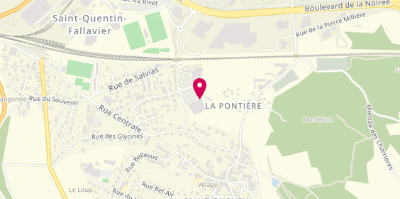 Plan de Saint Quentin Immobilier -Fnaim, Centre Commercial Les Muguets, 38070 Saint-Quentin-Fallavier