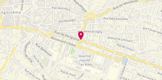 Plan de Sc Saint-Cybard Gestion, 236 Rue de Périgueux, 16000 Angoulême