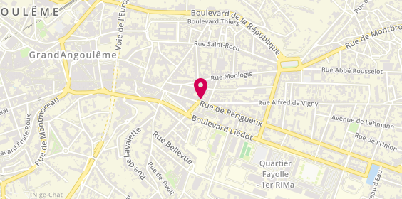Plan de Human Immobilier, 138 Rue de Périgueux, 16006 Angoulême