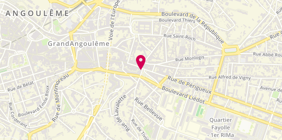 Plan de OBIMMO Angoulême, 1 Rue de la Tourgarnier, 16006 Angoulême