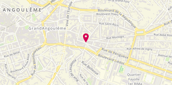 Plan de M.G Immobilier, 100 Rue de Perigueux, 16000 Angoulême