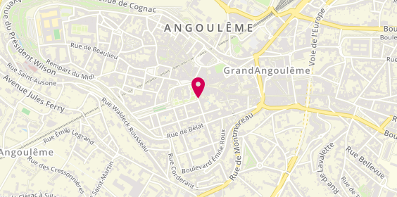 Plan de Agence Pierres de Charente, 20 Rue de l'Arsenal, 16000 Angoulême