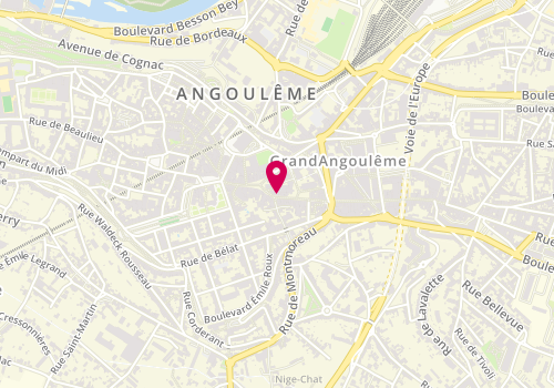 Plan de Agence Valois Immobilier, 38 Rue Hergé, 16000 Angoulême
