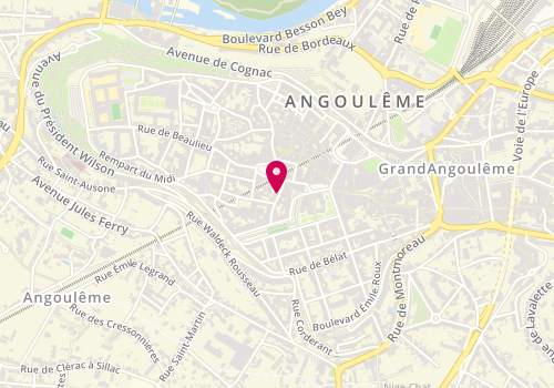 Plan de Agence Nexity Angouleme, 11 Rue d'Arcole, 16000 Angoulême