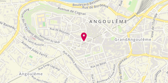 Plan de Lafontaine Immobilier, 5 place Francis Louvel, 16000 Angoulême