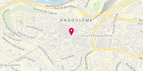 Plan de Leggett Immobilier, 7 avenue du Général de Gaulle, 16000 Angoulême