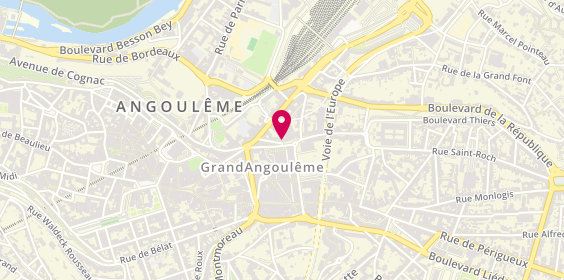 Plan de Citya Angouleme, 24 Bis Rue Saint-Roch, 16000 Angoulême
