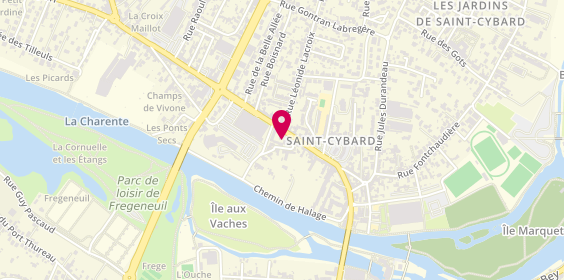 Plan de Saint Cybard Immobilier - Agence Gérard Themot - Angoulême, 99 Rue de Saintes, 16000 Angoulême