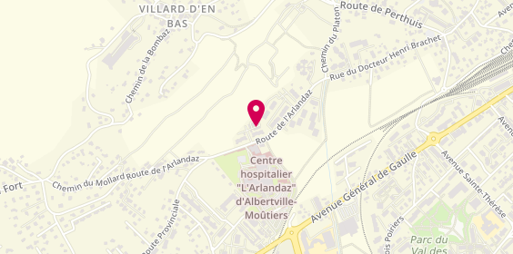 Plan de BOUVERI Alain, Residence Les Montines
180 Route de l'Arlandaz, 73200 Albertville