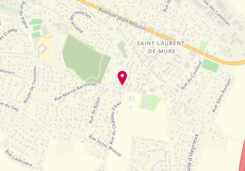 Plan de Aloxe Immobilier, 7 impasse du Vieux Château, 69720 Saint-Laurent-de-Mure