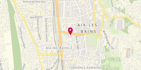 Plan de Agence immobilière Nexity, 1 Rue Sir Alfred Garrod, 73100 Aix-les-Bains