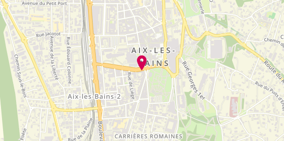 Plan de Century 21, 1 Avenue Charles de Gaulle, 73100 Aix-les-Bains