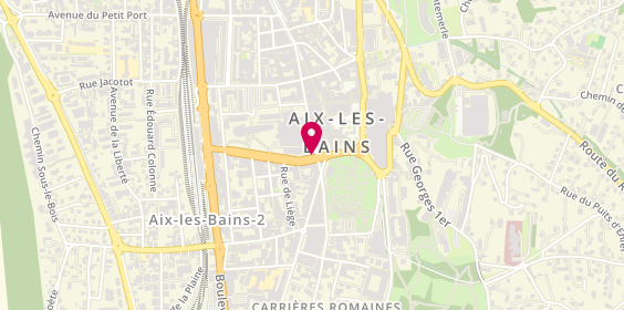 Plan de Agence des Bains, 2 avenue Charles de Gaulle, 73100 Aix-les-Bains