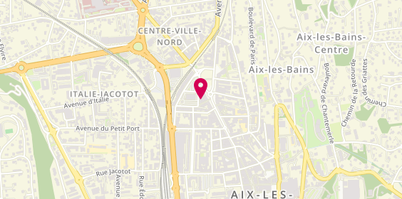Plan de FONCIA | Agence Immobilière | Location-Gestion Locative | Aix-Les-Bains | Place Georges Clemenceau, 28 place Georges Clemenceau, 73100 Aix-les-Bains