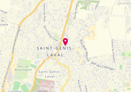 Plan de Du côté de Chez Moi, 14 Ville, 69230 Saint-Genis-Laval