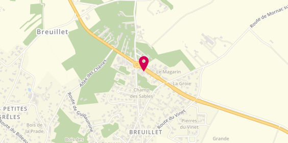 Plan de Orpi Gesti'nov Immo Breuillet, 13-15 Route du Magarin, 17920 Breuillet