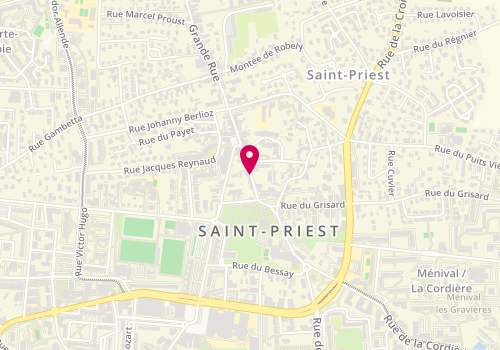 Plan de Bouvier Immobilier, 7 Grande Rue, 69800 Saint-Priest