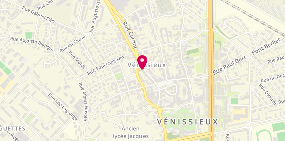 Plan de Human Immobilier, 60 avenue Jean Jaurès, 69200 Vénissieux