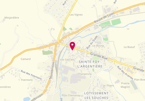 Plan de Belimmobilier, 35 Centre, 69610 Sainte-Foy-l'Argentière