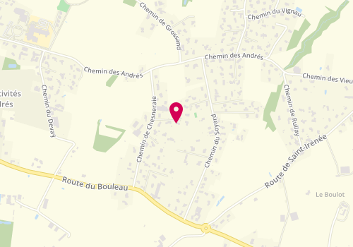 Plan de Véronique CARPIN - IAD France Conseillère immobilier Brindas & Ouest lyonnais, 68 chemin de la Chesneraie, 69126 Brindas