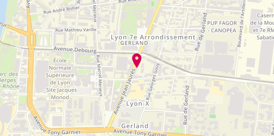 Plan de Guy Hoquet l'Immobilier, 271 avenue Jean Jaurès, 69007 Lyon