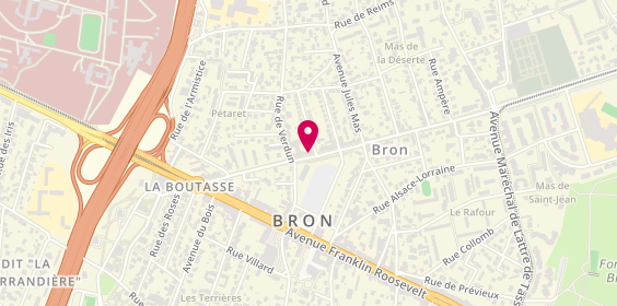 Plan de Bron Service Immobilier, 39 avenue Camille Rousset, 69500 Bron