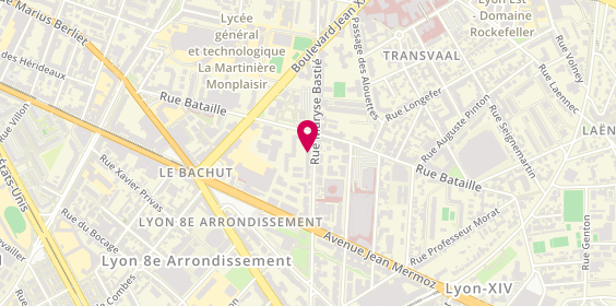 Plan de Eve Immobilier, 56 Rue Maryse Bastié, 69008 Lyon