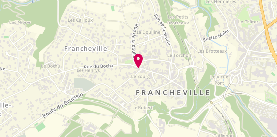 Plan de Ème Sens Immobilier, 2 Route du Bruissin, 69340 Francheville