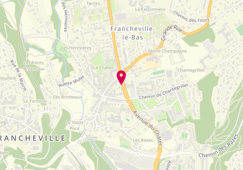 Plan de Francheville Immobilier, 76 Chater, 69340 Francheville