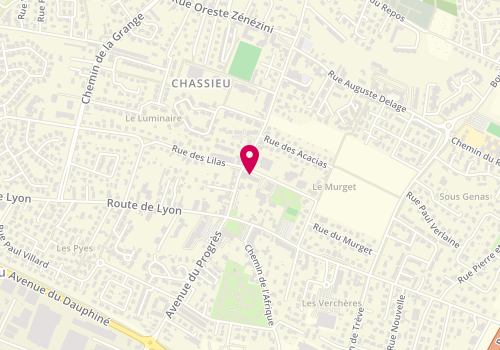Plan de LIONROSE, 2 Rue Louis Pergaud, 69680 Chassieu