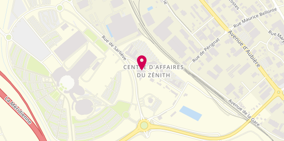 Plan de Agence immobilière Guy Hoquet COURNON d'AUVERGNE, 21 Rue de Sarliève, 63800 Cournon-d'Auvergne
