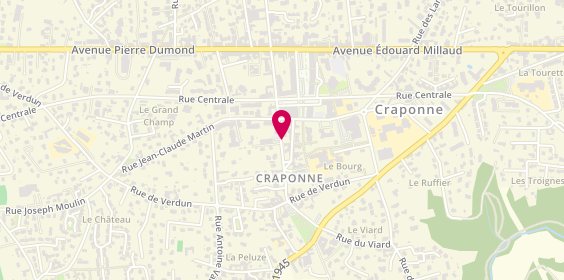 Plan de Emplacement N 1, 2 Avenue Jean Bergeron, 69290 Craponne