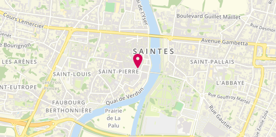 Plan de Saint Louis Immobilier, 17 Bis Rue Saint-Pierre, 17100 Saintes
