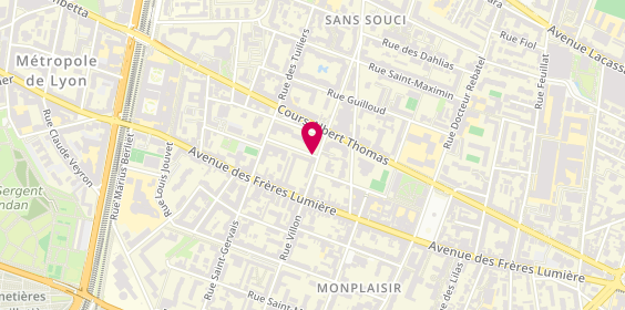 Plan de Immobilière de l'Est, 16 Rue Saint-Firmin, 69008 Lyon