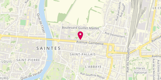Plan de Citya Les Arènes Immobilier, 69 avenue Gambetta, 17100 Saintes