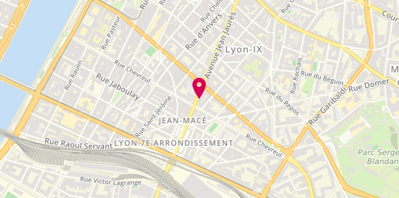 Plan de Le 7 de Coeur, 73 avenue Jean Jaurès, 69007 Lyon