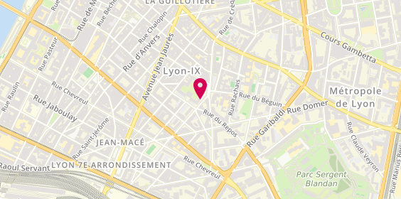 Plan de Cyprien Molamma - Chasseur immobilier, 6 Rue Saint-Lazare, 69007 Lyon