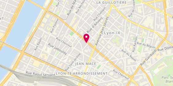 Plan de Citya Bourguignon Palluat, 42 Rue de l'Université, 69007 Lyon