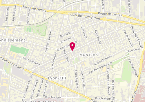 Plan de Laforet Immobilier, 78 Cours Dr Long, 69003 Lyon