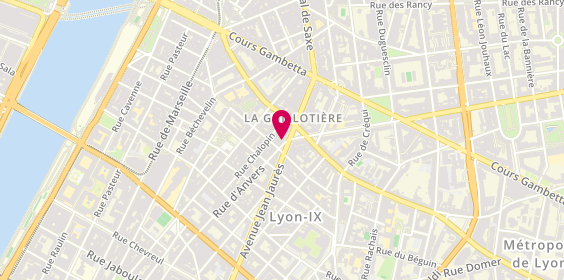 Plan de Louis'Appart, 26 avenue Jean Jaurès, 69007 Lyon