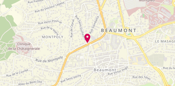 Plan de Eid Immobilier BEAUMONT, 1 place de Verdun, 63110 Beaumont