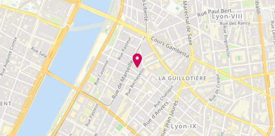 Plan de Régie Castan-Marcillat, 27 Rue Montesquieu, 69007 Lyon