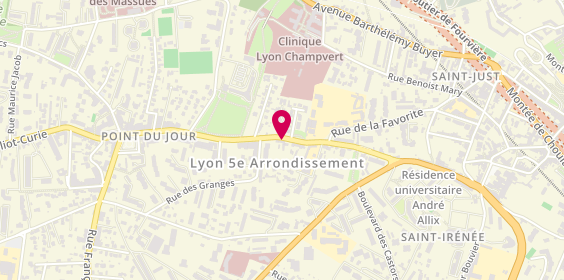 Plan de FONCIA | Agence Immobilière | Achat-Vente | Lyon | Av. du Point du Jour, 35 avenue du Point du Jour, 69005 Lyon