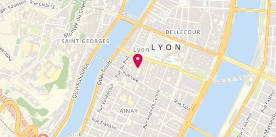 Plan de Agence immobilière l'Élément Clé Lyon, 31 place Bellecour Allée 3, 69002 Lyon