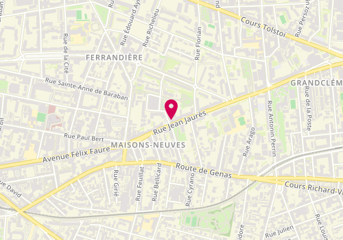 Plan de Xpertisimmo, 9 Rue Raymond Terracher, 69100 Villeurbanne