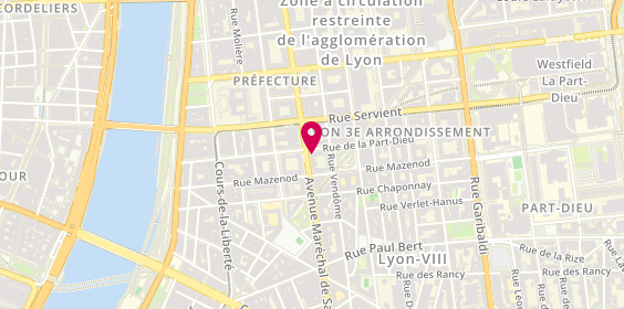 Plan de Espace Immobilier Lyonnais, 103 Av. Maréchal de Saxe, 69003 Lyon