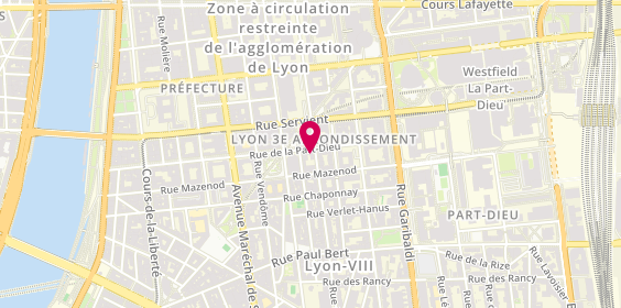 Plan de Century 21 Lyon Part Dieu, 78 Rue de la Part-Dieu, 69003 Lyon