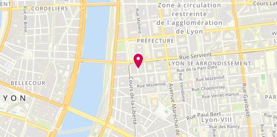 Plan de Régie MOUTON, 5 Rue Commandant Dubois, 69003 Lyon