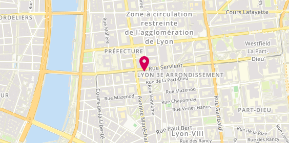 Plan de Immo de France Lyon Centre Siège social, 52-54 Rue Servient, 69003 Lyon